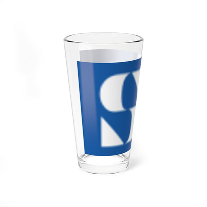 Flag of Sveriges Radio (Sweden) Pint Glass 16oz
