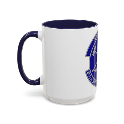 330 Recruiting Squadron AETC (U.S. Air Force) Accent Coffee Mug