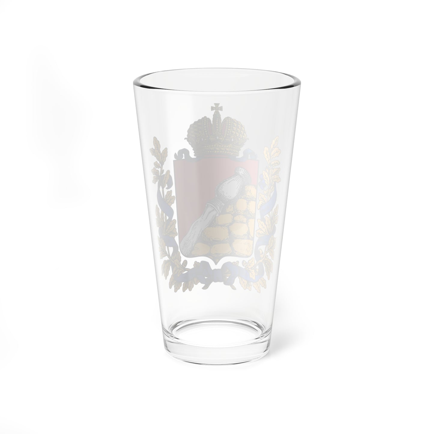 Coat of arms of Voronezh Governorate 1878 (Russia) (Coat of Arms) Pint Glass 16oz
