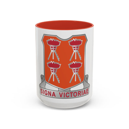 447 Signal Battalion (U.S. Army) Accent Coffee Mug