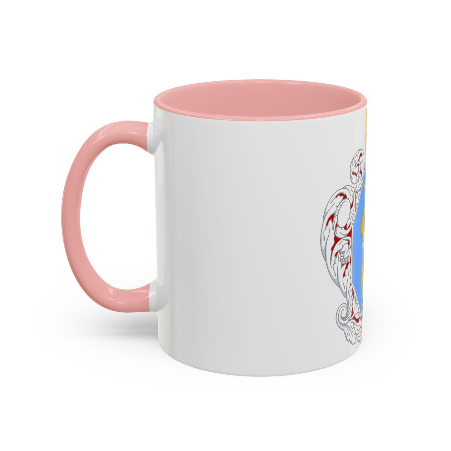 Coat of Arms of the Ukrainian State - Accent Coffee Mug