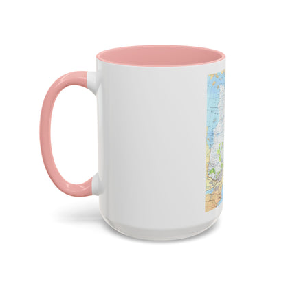 Canada - Quebec & Newfoundland (1980) (Map) Accent Coffee Mug