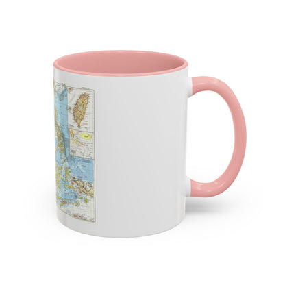 Asia - Southeast (1955) (Map) Accent Coffee Mug