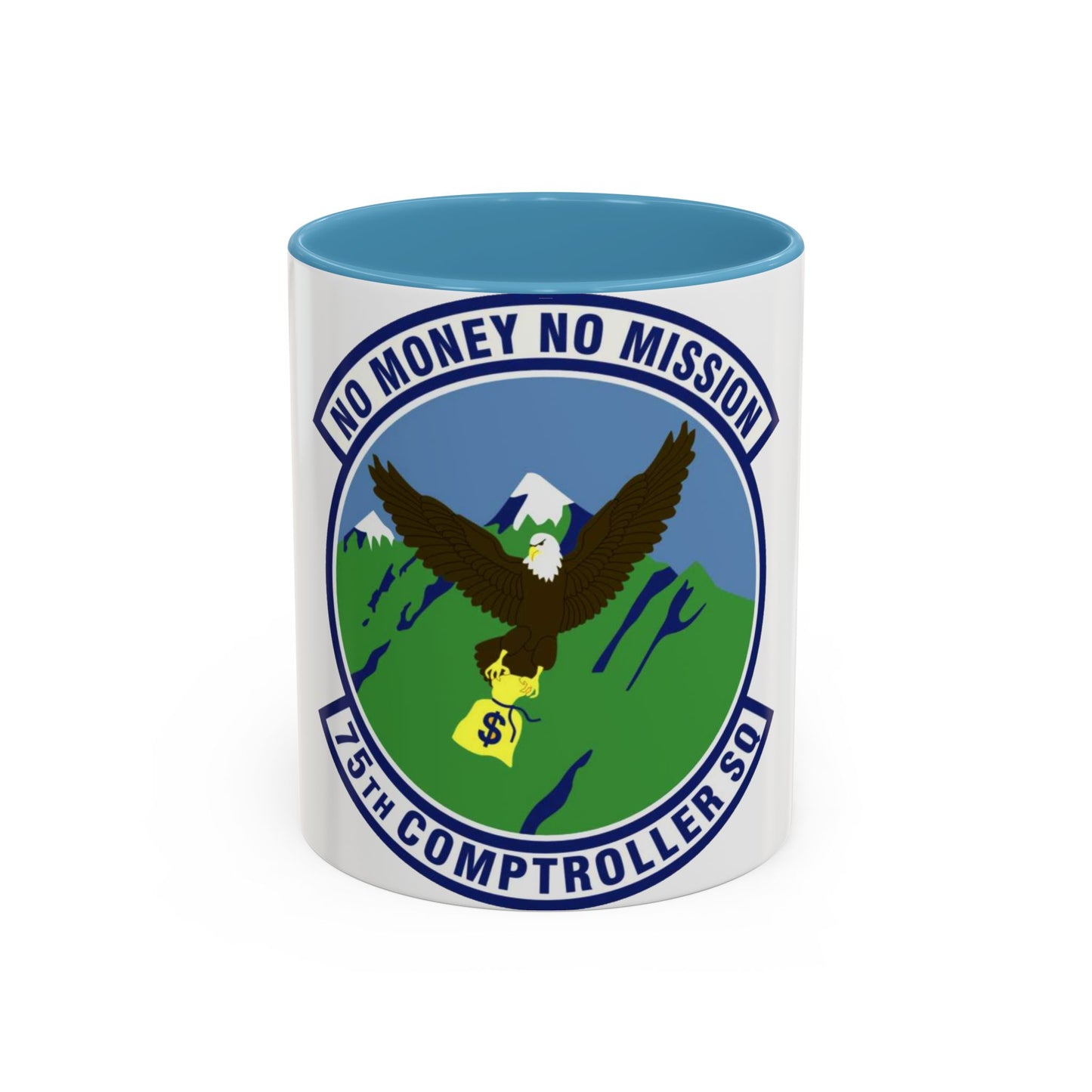 75th Comptroller Squadron (U.S. Air Force) Accent Coffee Mug