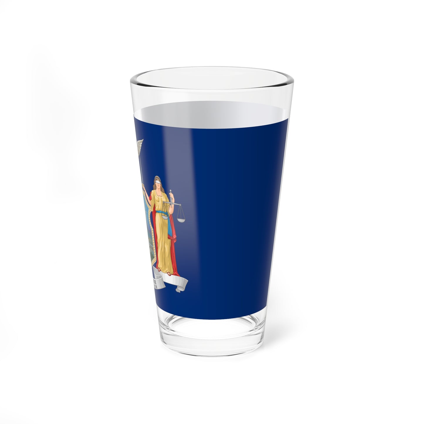 Flag of New York (United States) Pint Glass 16oz