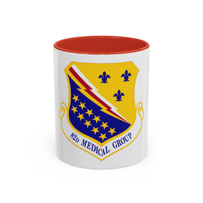 82d Medical Group (U.S. Air Force) Accent Coffee Mug