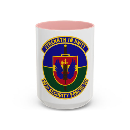 502d Security Forces Squadron (U.S. Air Force) Accent Coffee Mug