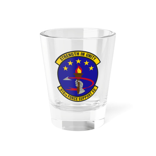 916th Force Support Squadron (U.S. Air Force) Shot Glass 1.5oz