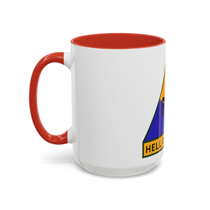 2nd Armored Division (U.S. Army) Accent Coffee Mug