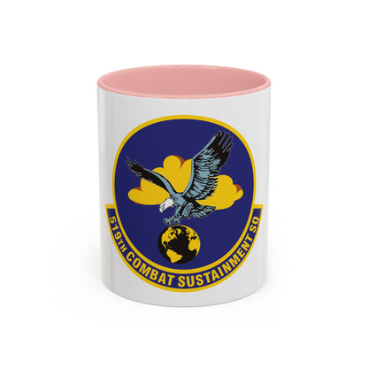 519th Combat Sustainment Squadron (U.S. Air Force) Accent Coffee Mug