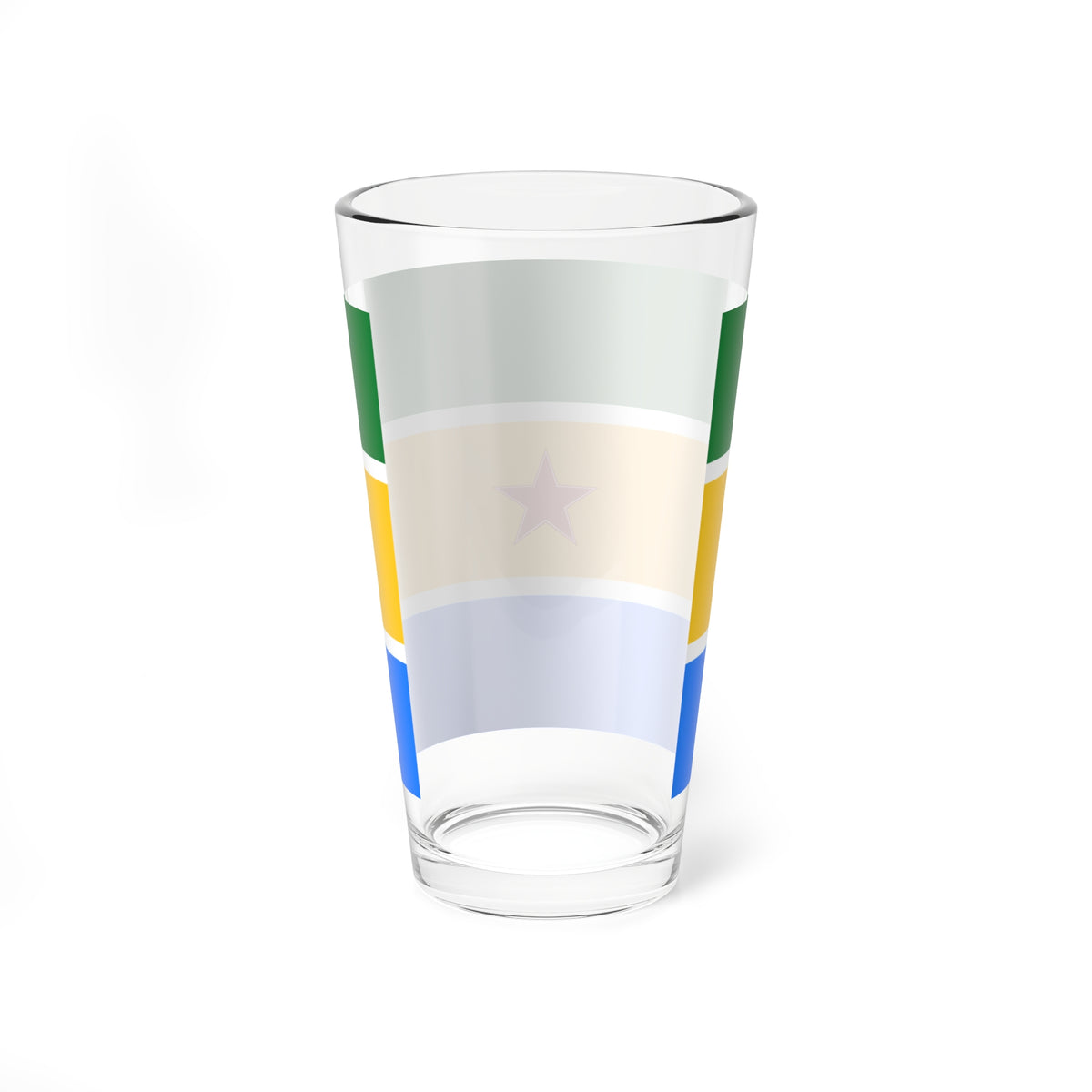 Bandera del Municipio McGregor (Venezuela) Pint Glass 16oz