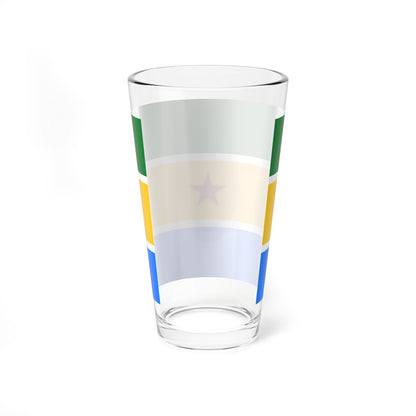 Bandera del Municipio McGregor (Venezuela) Pint Glass 16oz