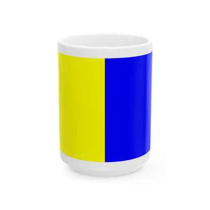 DilbeekVlag (Belgium) White Coffee Mug