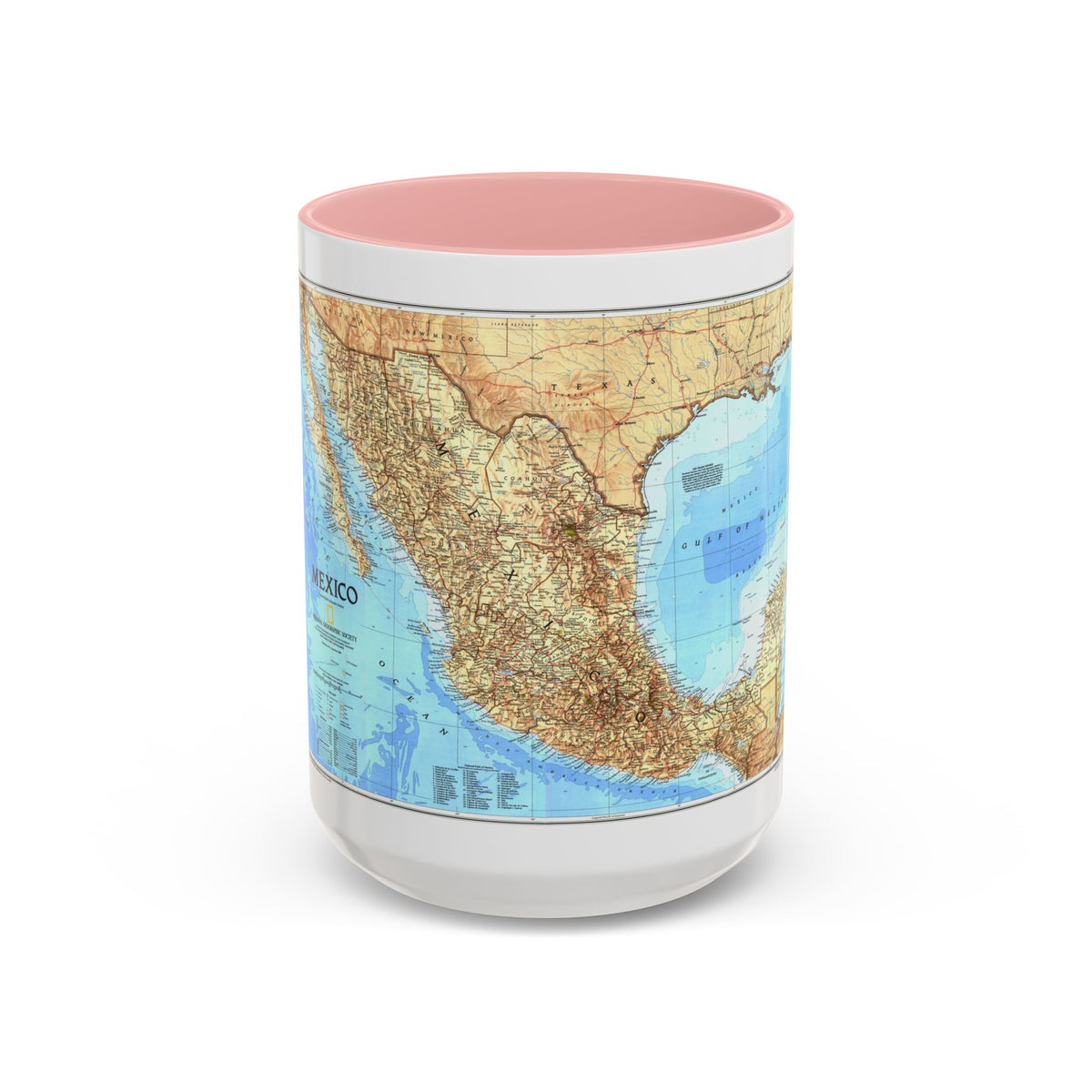 North America - Mexico (1994) (Map) Accent Coffee Mug