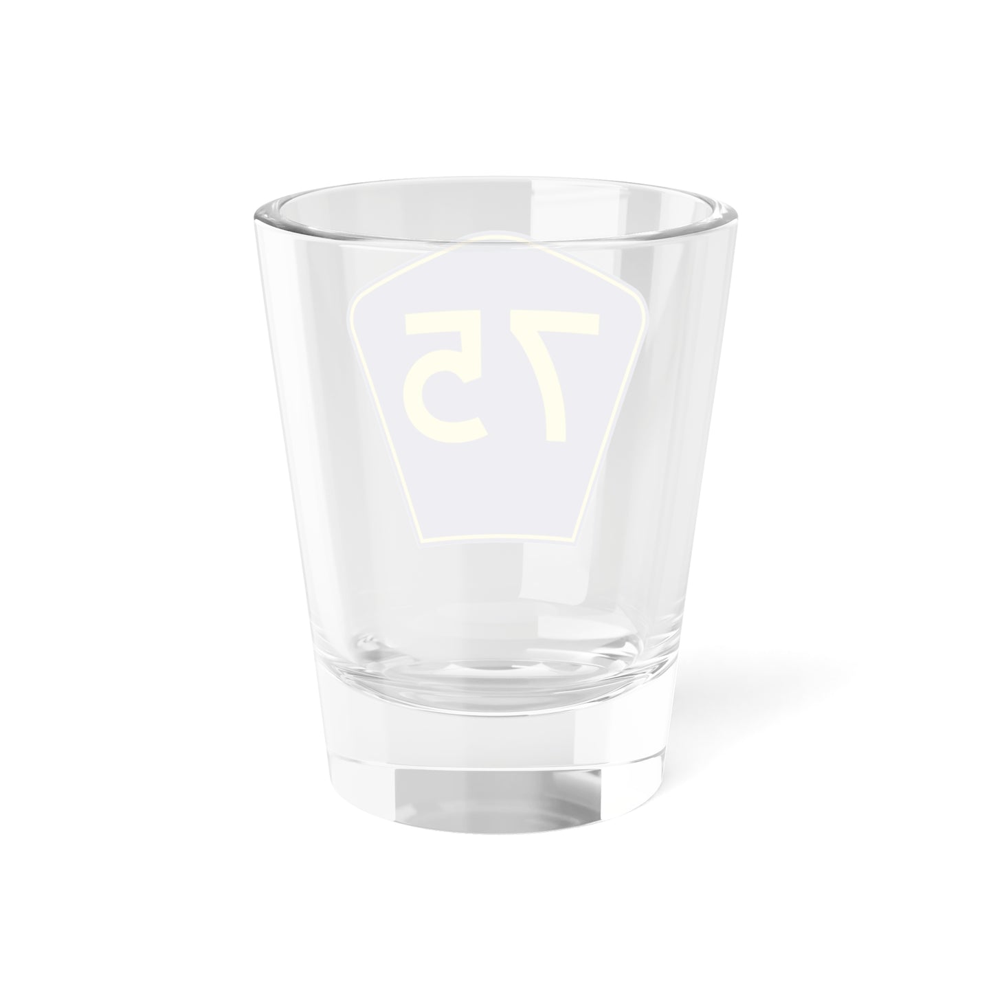 PR secondary 75 (Puerto Rico) (Road Sign) Shot Glass 1.5oz