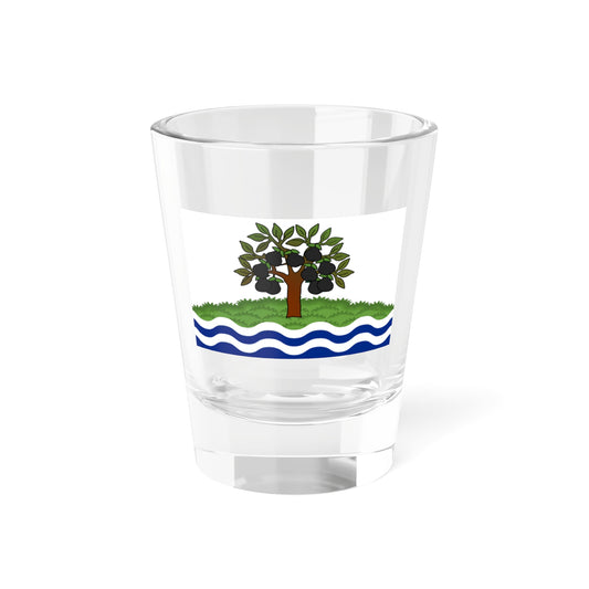 Flag of Worcestershire UK - Shot Glass 1.5oz