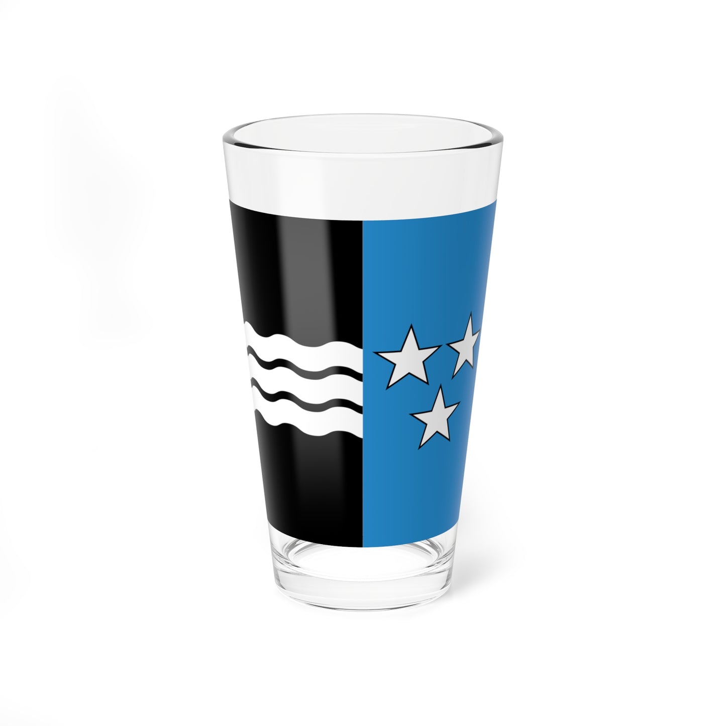 Flag of Canton of Aargau (Switzerland) Pint Glass 16oz