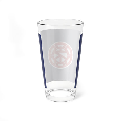 Flag of Nemuro Hokkaido (Japan) Pint Glass 16oz