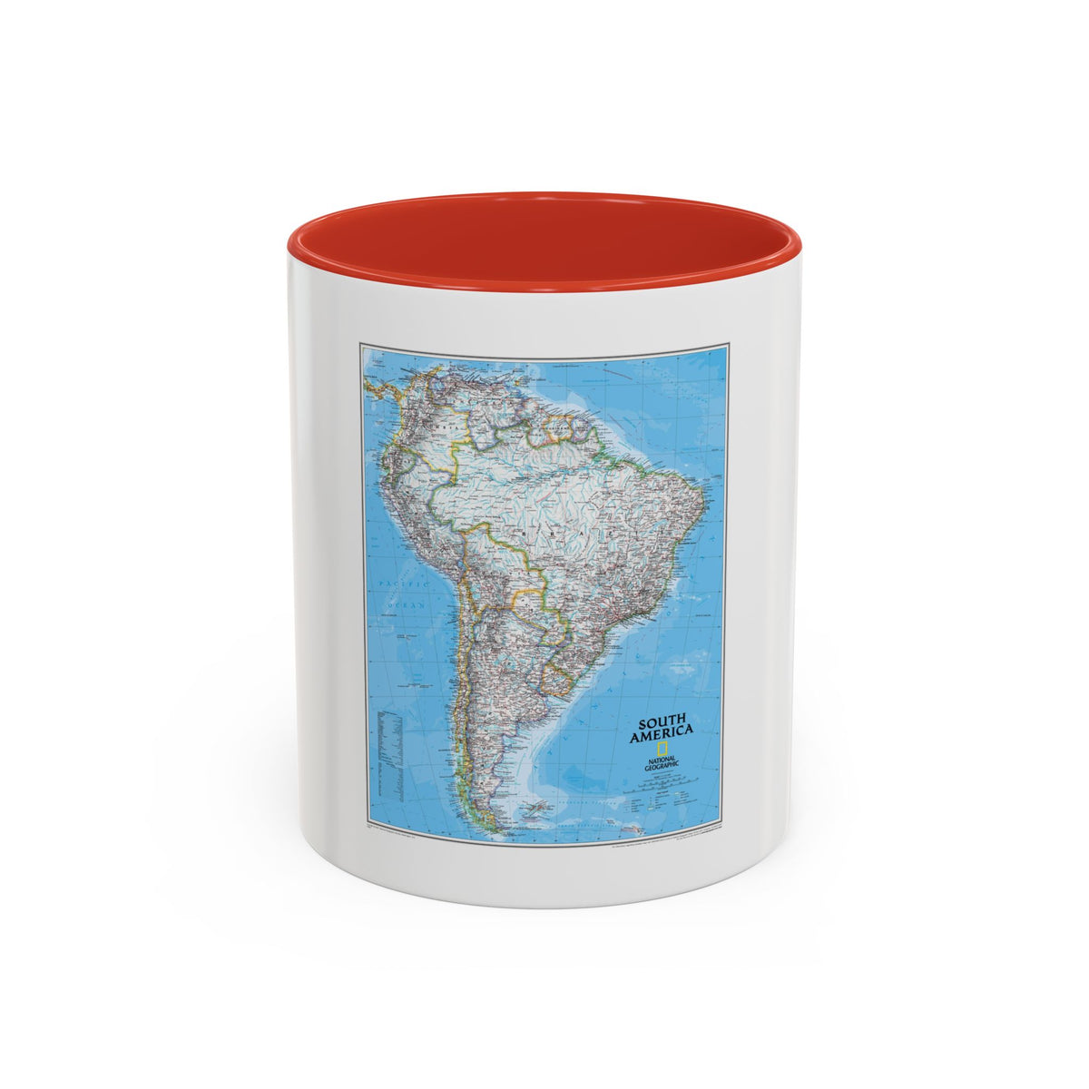 South America (2007) (Map) Accent Coffee Mug