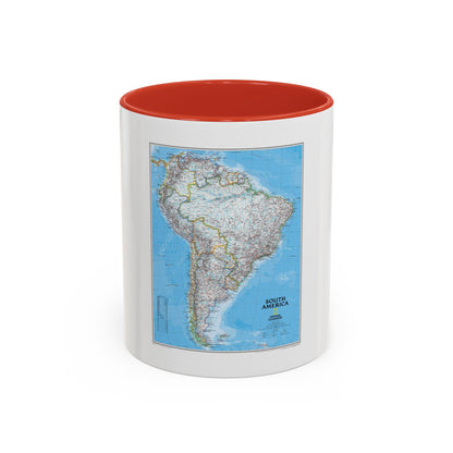 South America (2007) (Map) Accent Coffee Mug