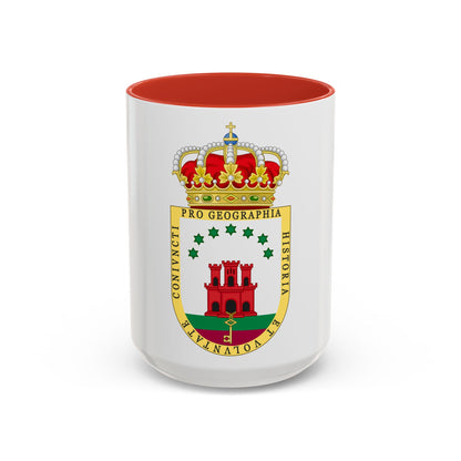 Coat of Arms of the Gibraltar Countryside Commonwealth - Accent Coffee Mug