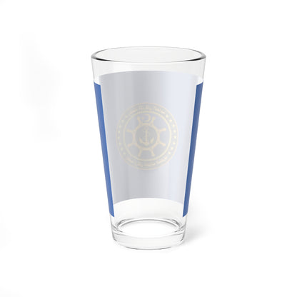 Flag of the Libyan Navy (Libya) Pint Glass 16oz