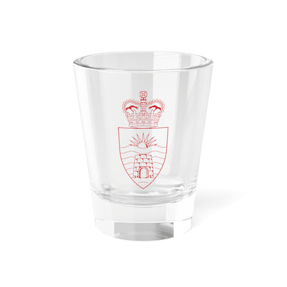 Governor General of Antigua and Barbuda Emblem (Antigua and Barbuda) (Coat of Arms) Shot Glass 1.5oz