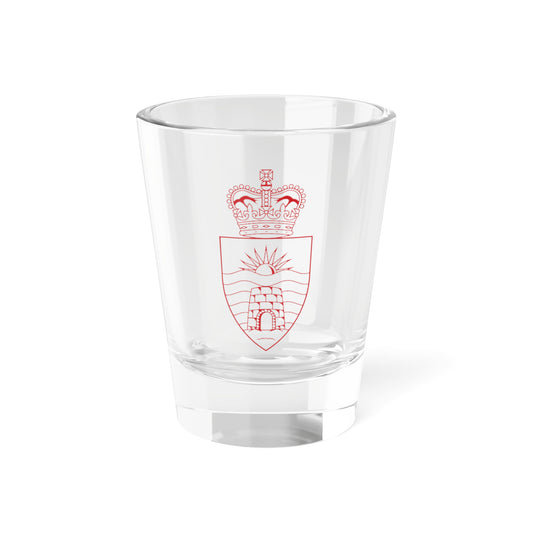 Governor General of Antigua and Barbuda Emblem (Antigua and Barbuda) (Coat of Arms) Shot Glass 1.5oz