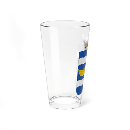 Coat of Arms of Uusimaa Province (Finland) (Coat of Arms) Pint Glass 16oz