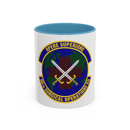 96th Surgical Operations Squadron (U.S. Air Force) Accent Coffee Mug