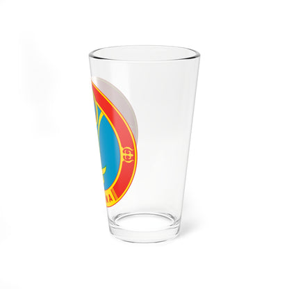 Emblem of Astana latin (Kazakhstan) (Coat of Arms) Pint Glass 16oz
