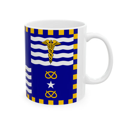 Flag of the City of Brisbane Australia - White Coffee Mug-Go Mug Yourself