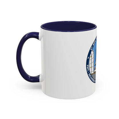 USCG Patrol Boat PBPL Bow to Stern Program (U.S. Coast Guard) Accent Coffee Mug