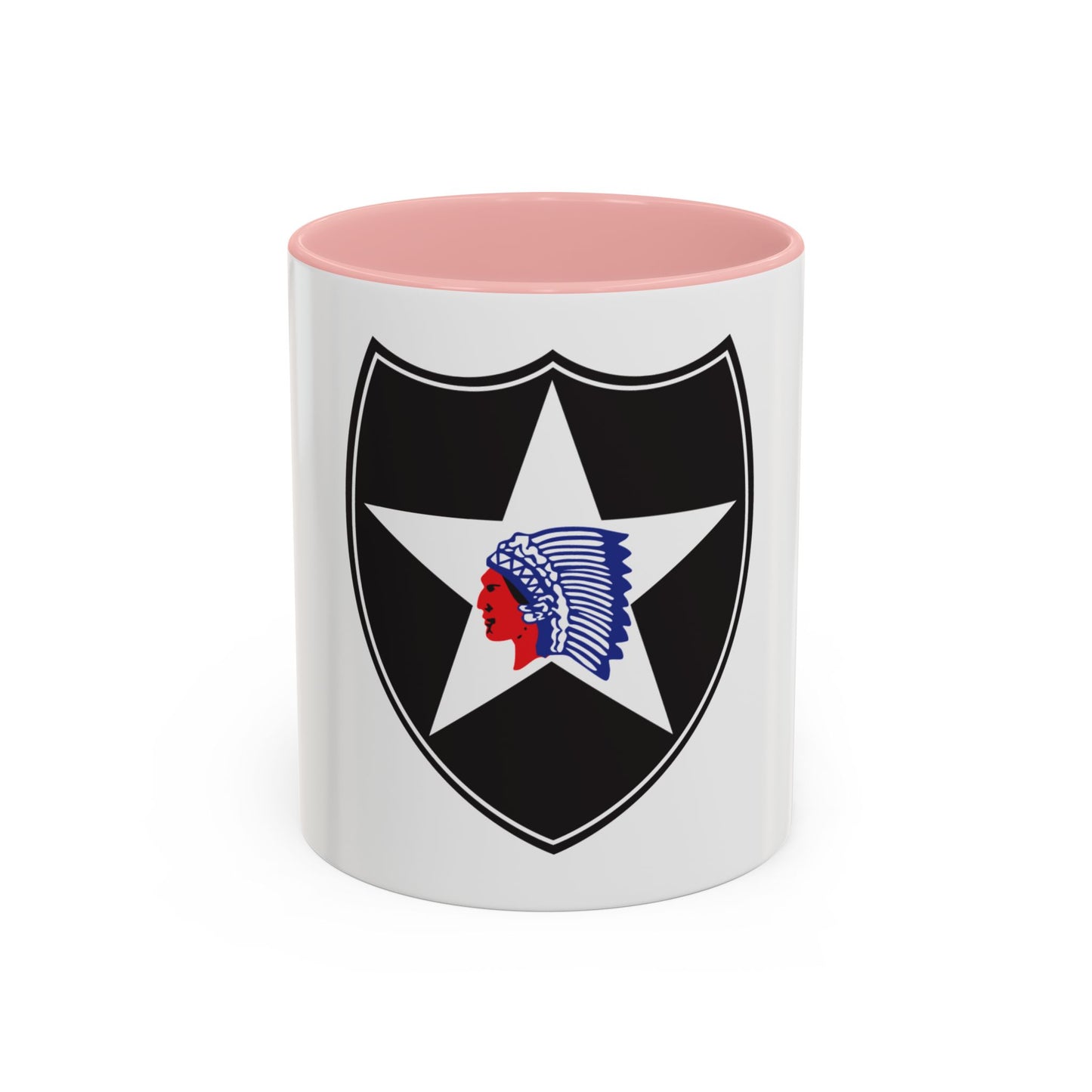 2nd Infantry Division (U.S. Army) Accent Coffee Mug