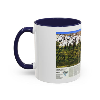 High Himalaya (1988) (Map) Accent Coffee Mug