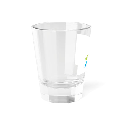 Flag of Abira Hokkaido (Japan) Shot Glass 1.5oz