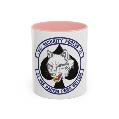 302d Security Forces Squadron (U.S. Air Force) Accent Coffee Mug