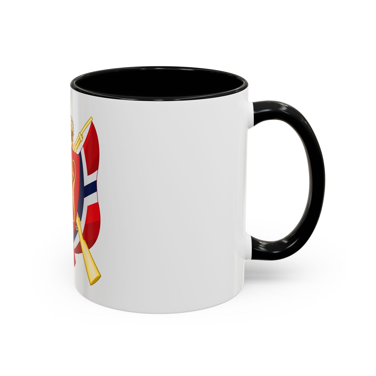 Coat of arms of the National Rifle Association of Norway - Accent Coffee Mug