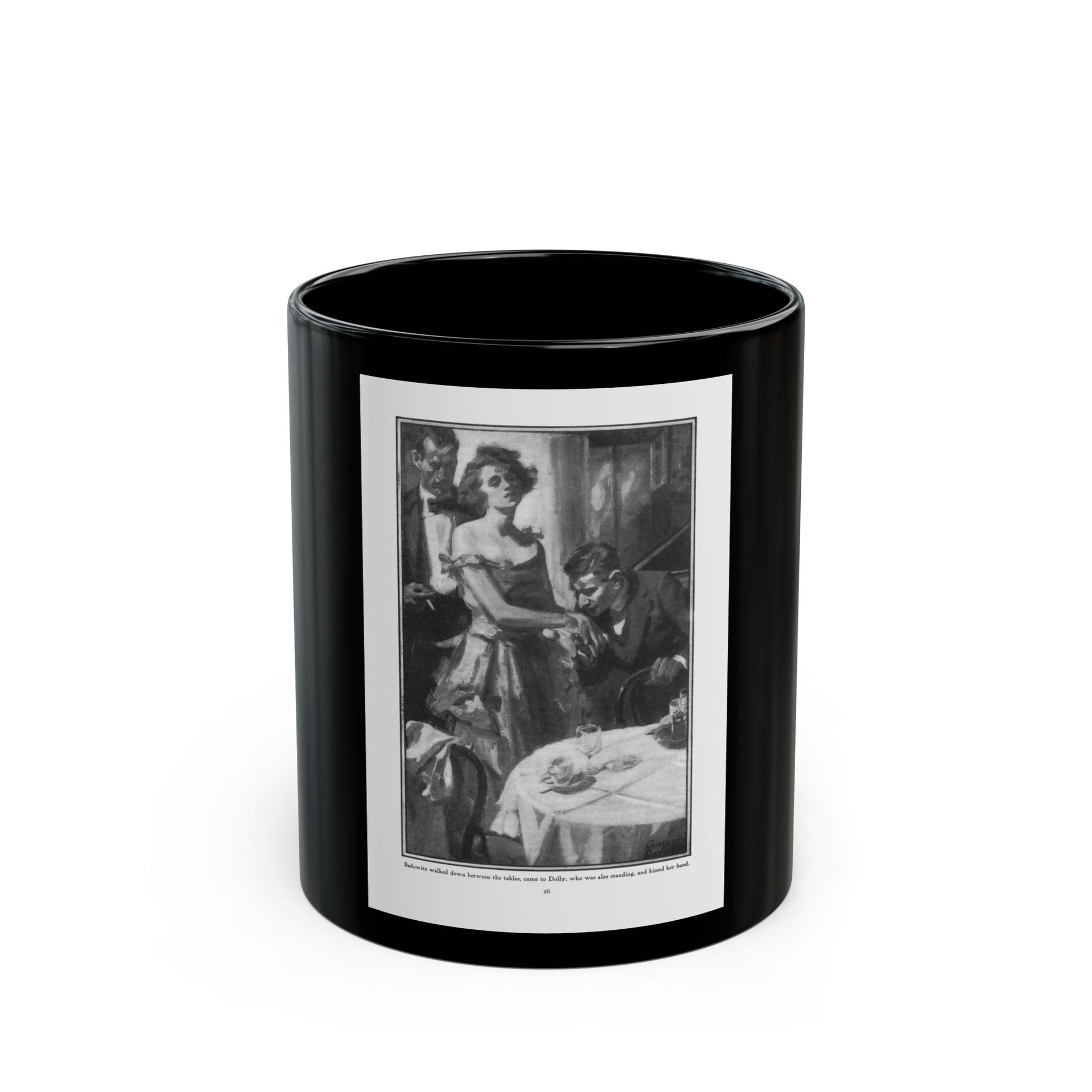 Dolly of Logan Square, Everybody's Magazine, August 1922 - Black Coffee Mug-11oz-Go Mug Yourself