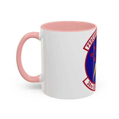 38th Contracting Squadron (U.S. Air Force) Accent Coffee Mug