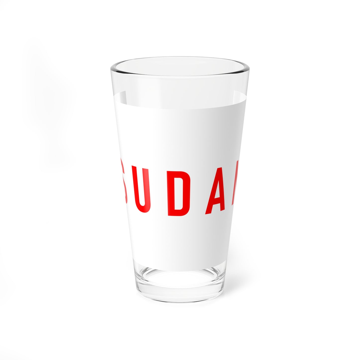 Flag of Sudan Bandung Conference (Sudan) Pint Glass 16oz