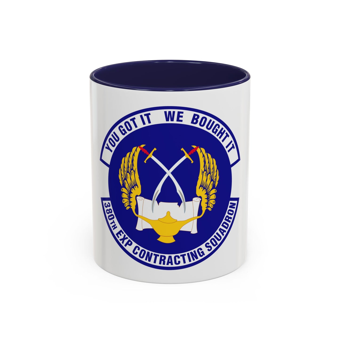 380th Expeditionary Contracting Squadron (U.S. Air Force) Accent Coffee Mug