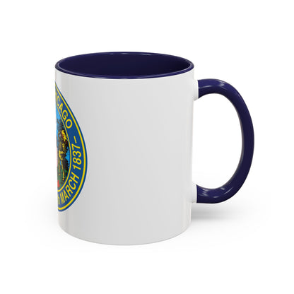 Seal of Chicago Illinois - Accent Coffee Mug