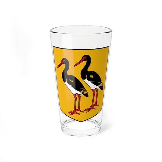 Demenes pagasta ģerbonis (Latvia) (Coat of Arms) Pint Glass 16oz