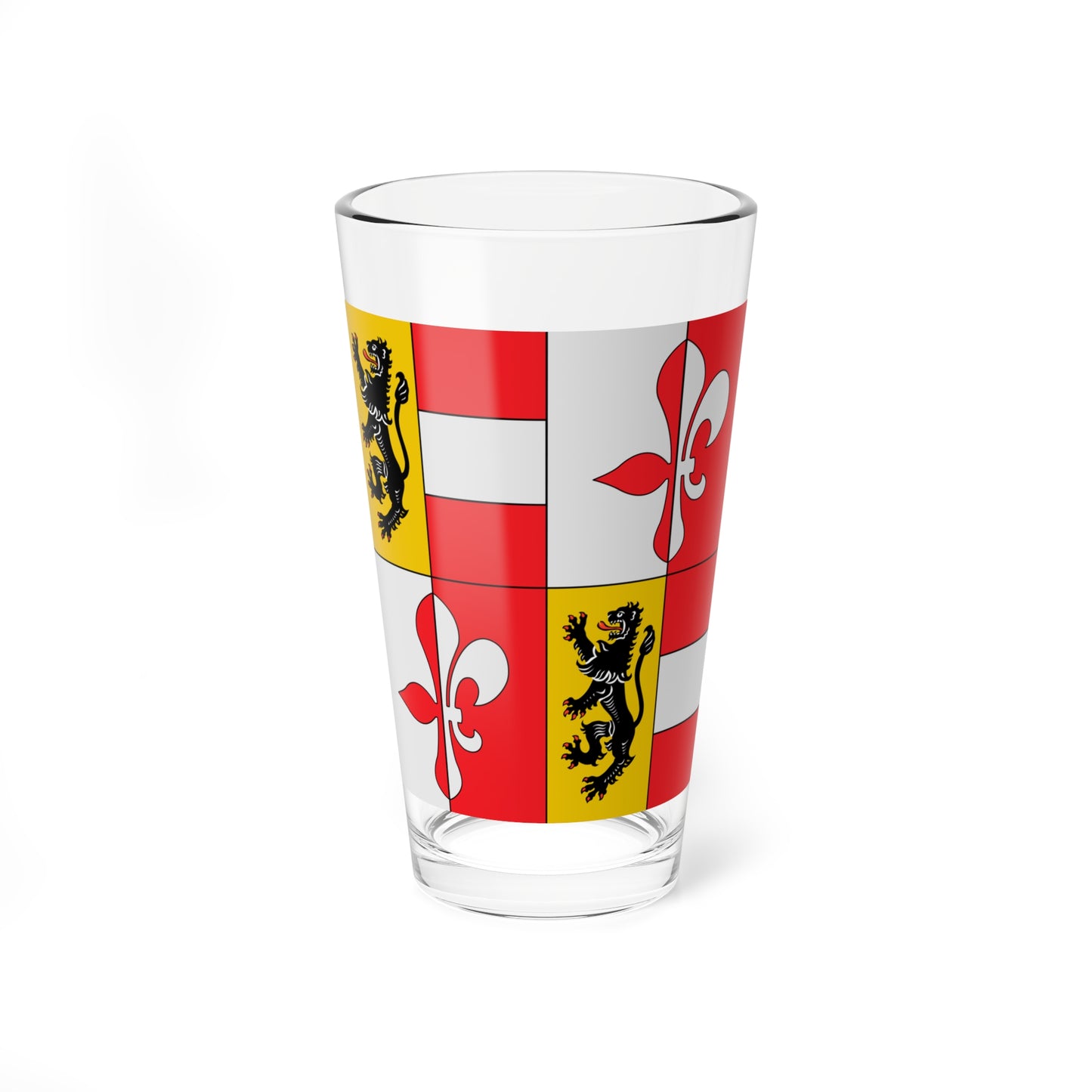 Flag of Mathieu Schiner (Switzerland) Pint Glass 16oz