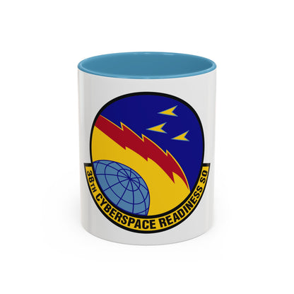 38th Cyberspace Readiness Squadron (U.S. Air Force) Accent Coffee Mug