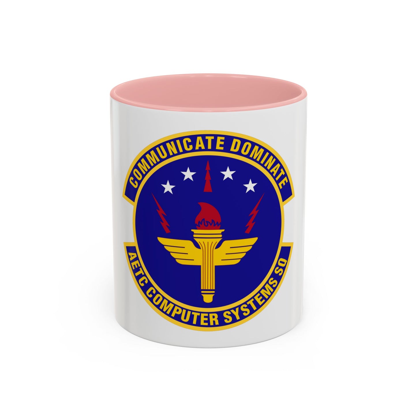 AETC Computer Systems Squadron (U.S. Air Force) Accent Coffee Mug