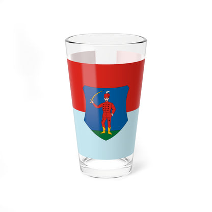 Flag of Janoshaza (Hungary) Pint Glass 16oz