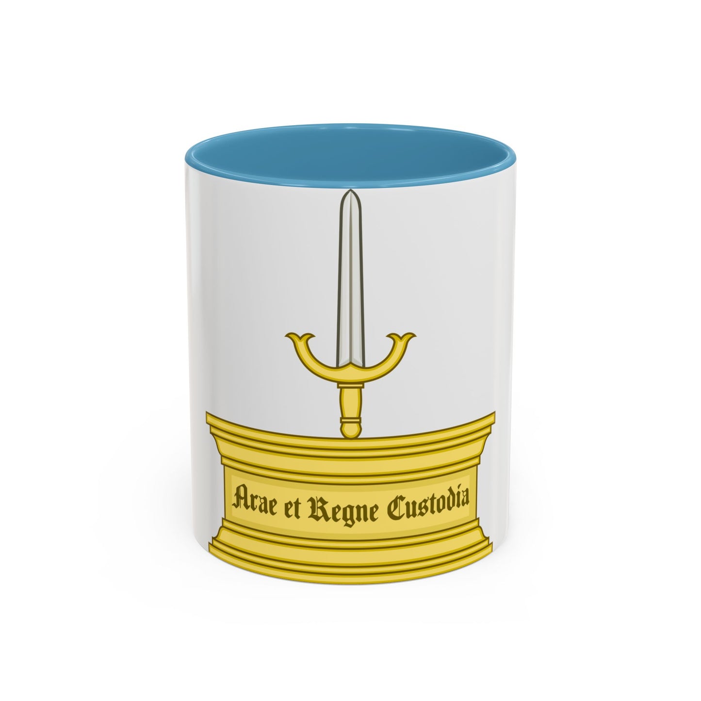 Altar and Sword Badge of Mary I - Accent Coffee Mug