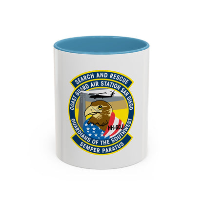 USCG Air Station San Diego Search and Resue (U.S. Coast Guard) Accent Coffee Mug
